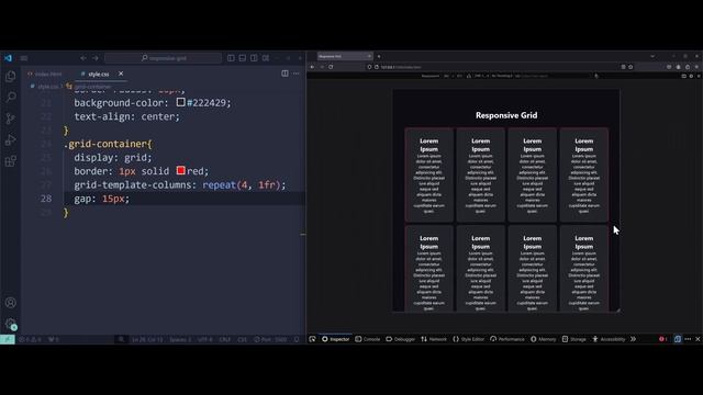Responsive CSS Grid Layouts with GRID WRAPPING смотреть онлайн