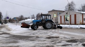 Очистка дорог от снега 1 часть