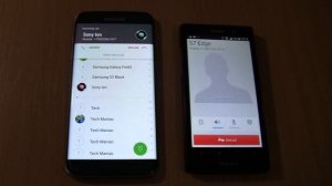 Incoming call & Outgoing call at the Same Time Sony Xperia ion+Samsung Galaxy S7 edge