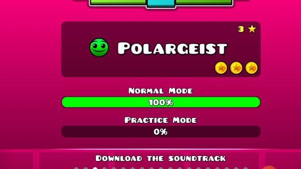 geometry dash polargeist(3 уровень)