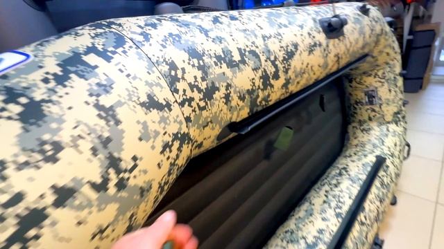 Неожиданная комплектация - Гребная лодка КОВЧЕГ 280 внд из оригинальной ПВХ ткани! смотреть онлайн