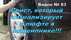 Свист в подвеске  при повороте.  Одна из возможных причин. Что надо проверить!