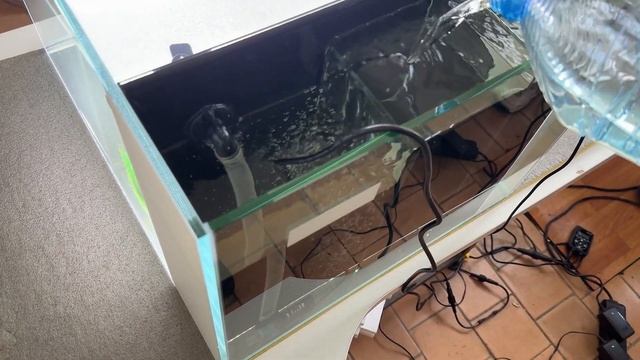 Аквариум с задним сампом. Что будет если забьется слив в самп? смотреть онлайн