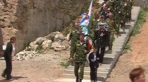 Морская пехота на параде 65 летия Победы в Севастополе