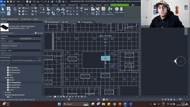 55. Cut Out In Ceiling -Make Punctures In Ceiling