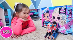 БОЛЬШИЕ куклы LOL Настя с НОВЫМИ игрушками на БАЛКОНЕ   Nastya life VLOG 0+