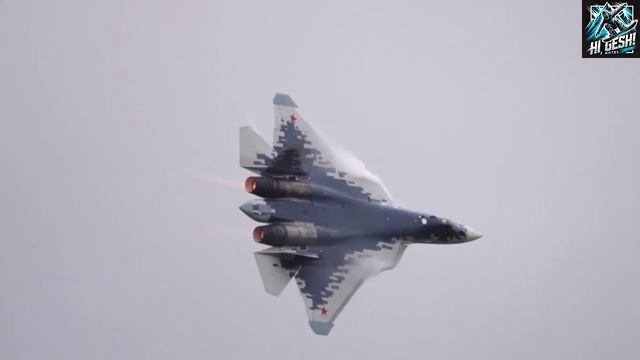 Так звучит Су-57: видео с оригинальным звуком Су-57 с авиашоу в Чжухае 2024