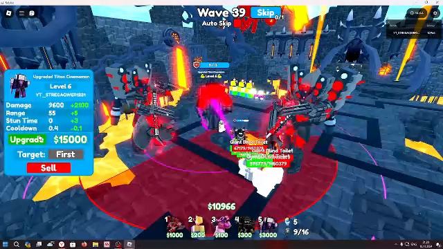 Играю в ttd[toilet tower defence]в роблокс в др 500 гем ник yt_stregaqwer1231 смотреть онлайн