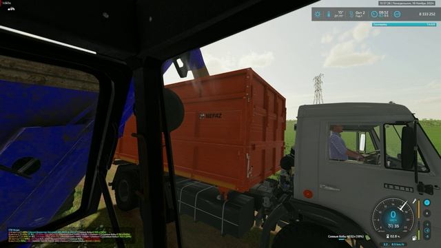 Farming Simulator 22. СПК Искра(уборка урожая)