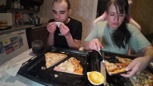 МУКБАНГ ДОМАШНЯЯ ПИЦЦА / EATING MUKBANG ASMR АСМР