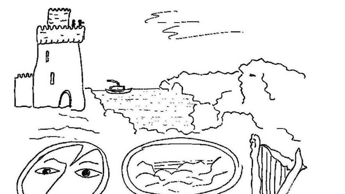 Ulysses drawings,  3/18