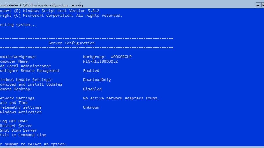 Установка Windows Server Core 2022. смотреть онлайн