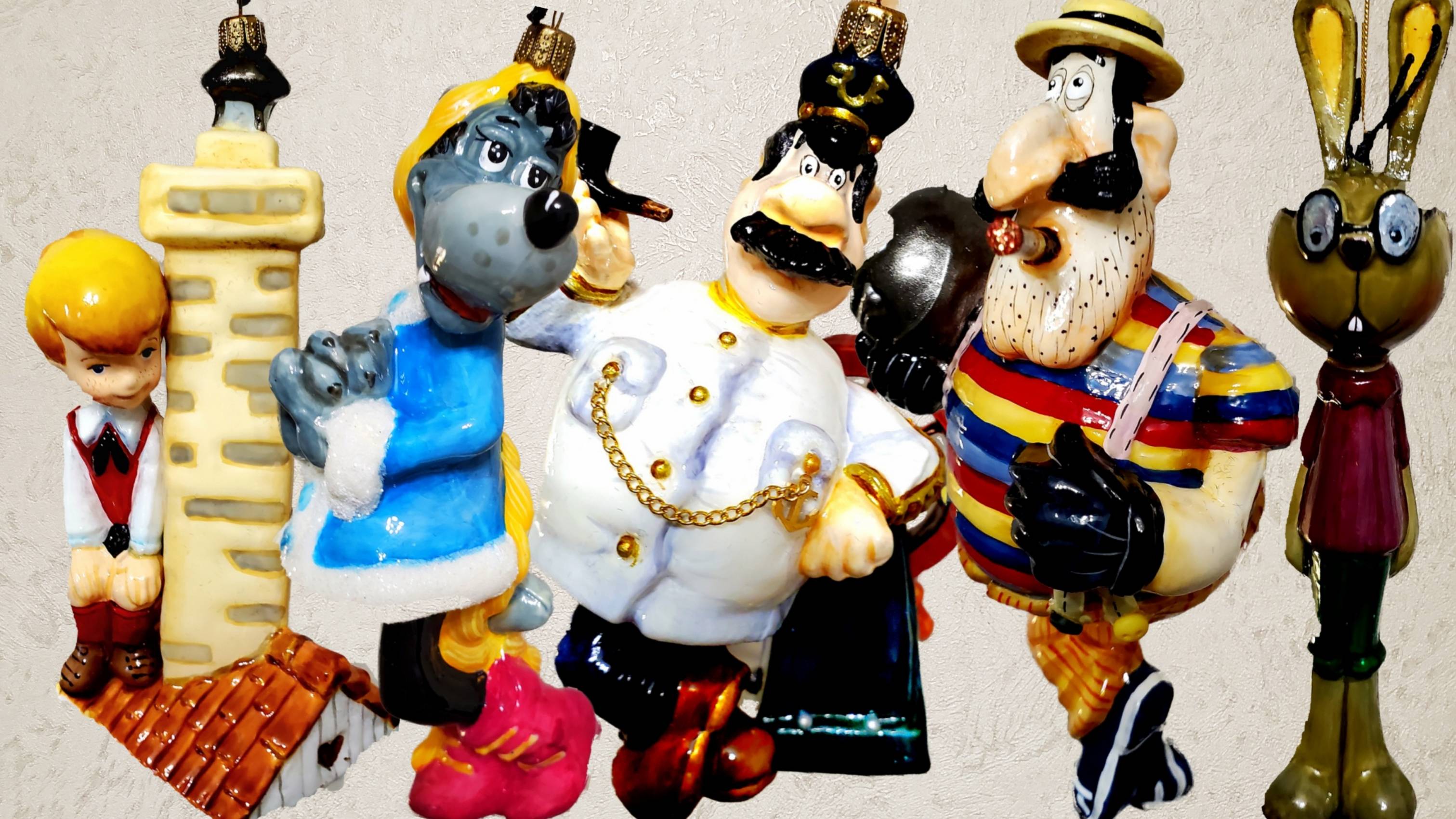 Елочные игрушки 2024 Герои мультфильмов_Atlas art. Komozja смотреть онлайн