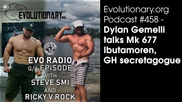 Evolutionary.org 458 Dylan Gemelli talks Mk 677 Ibutamoren, GH secretagogue смотреть онлайн