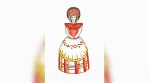 Дымковская игрушка. Барыня. ИЗО 5 класс
