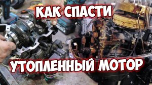 Как спасти утопленный мотор