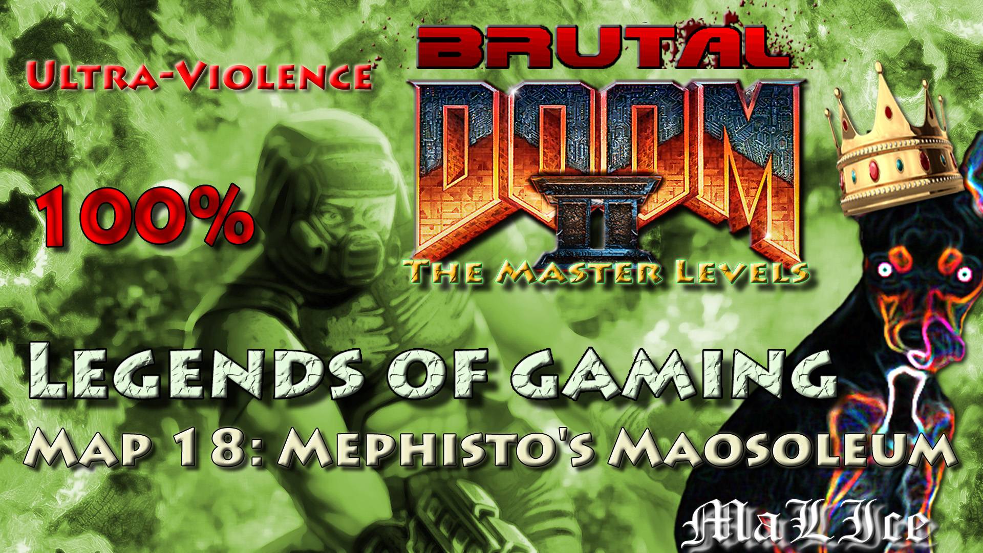 Brutal Doom 2 The Master Levels - Level 18: Mephisto's Maosoleum смотреть онлайн