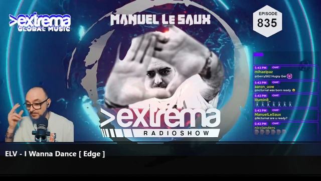 Manuel Le Saux Pres Extrema 835 
Support : ELV - I Wanna Dance