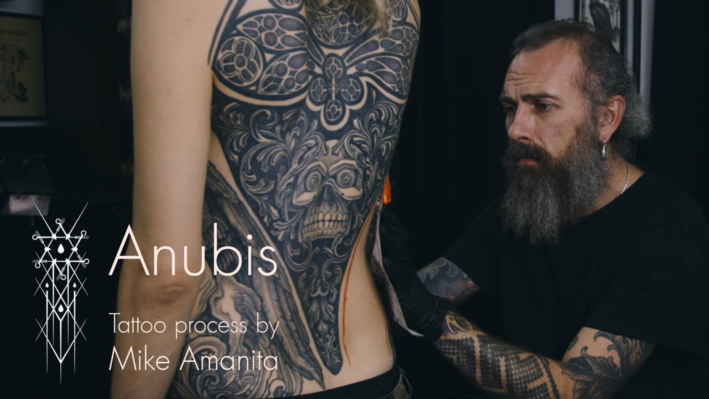 Анубис - процесс татуировки смотреть онлайн