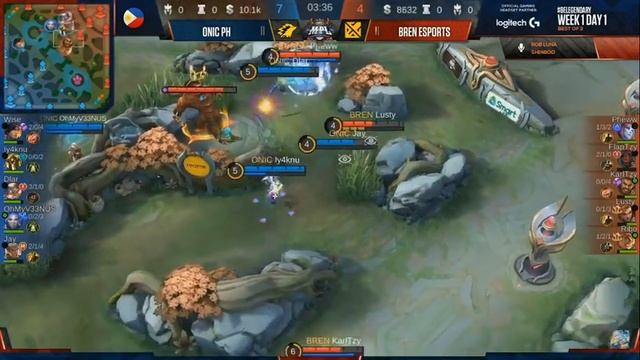 BREN ESPORTS vs ONIC PH GAME 2 - MPL-PH S6 | Regular Season Week 1 Day 1 смотреть онлайн