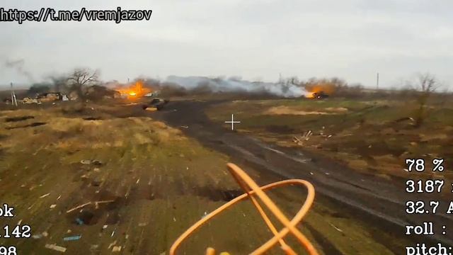 FPV залетает прямиком в открытое десантное отделение американского бронетранспортёра Stryker смотреть онлайн