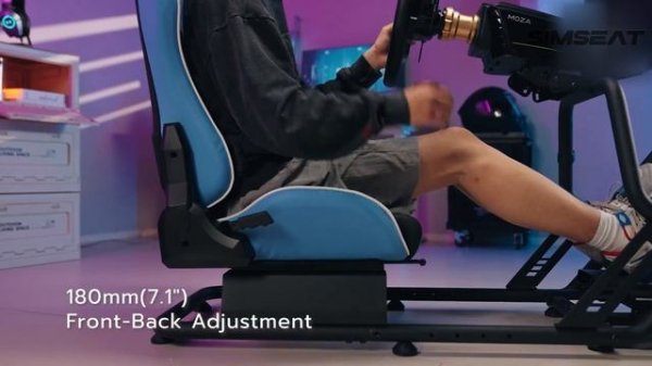 Обзор Simseat Gran Turismo Blue кокпит для симрейсинга