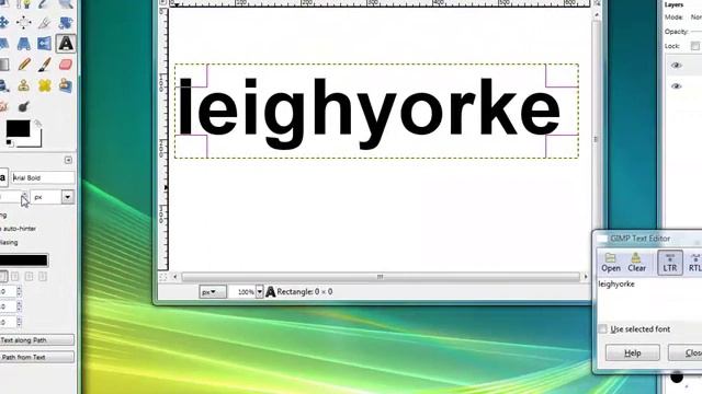 Gimp Tutorial On how to make cool looking text смотреть онлайн