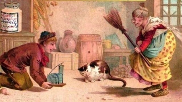 Друзья, помогите людям и коту отыскать спрятавшуюся от них мышку. Тест на внимательность. смотреть онлайн