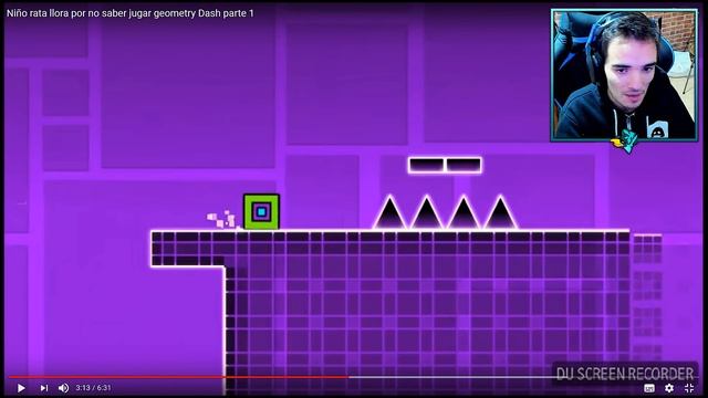 REACCIONANDO AL NIÑO RATA MÁS PRO DE GEOMETRY DASH смотреть онлайн