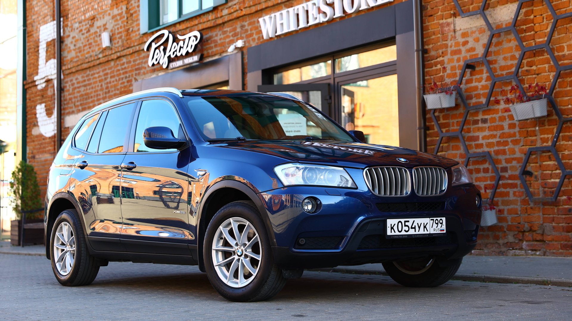 Честная продажа BMW X3 28i синий смотреть онлайн
