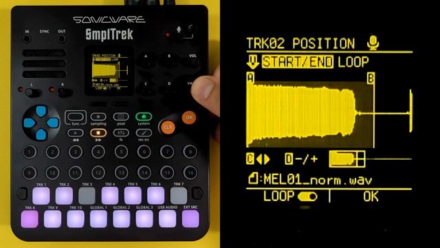 Sonicware SmplTrek - Quick Start Guide смотреть онлайн
