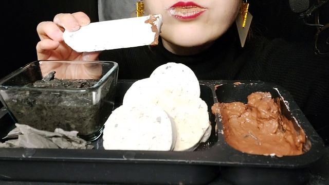 АСМР ~ Десертная тарелка: Чародейка Шайбы Пиленные мега брусочки. ASMR ~ Dessert plate. смотреть онлайн