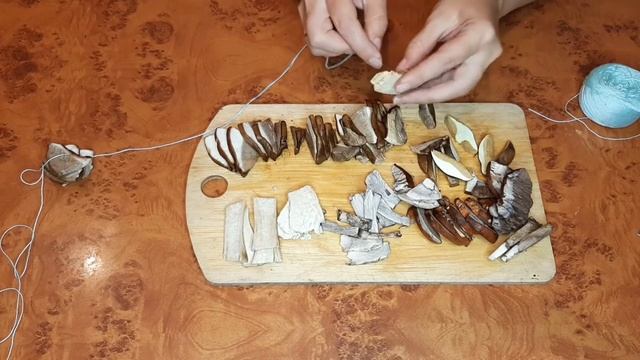 СУШКА ГРИБОВ НА НИТОЧКЕ! смотреть онлайн