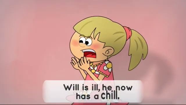 Легкое чтение на английском с детьми. Will is ill. Практикуем -ill. Выпуск 11