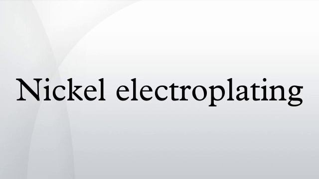 Nickel electroplating смотреть онлайн