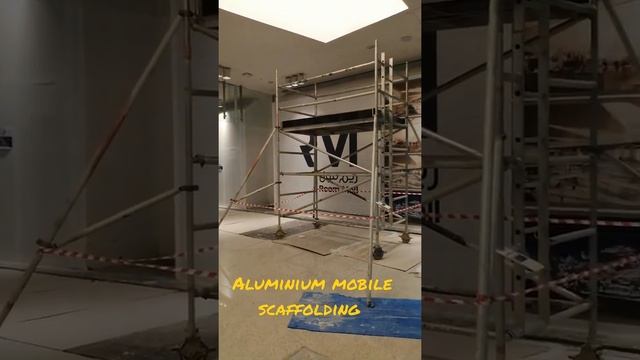 Aluminium Mobile scaffolding смотреть онлайн