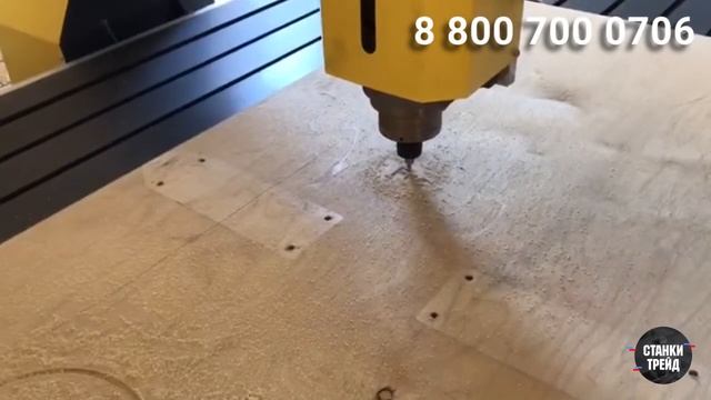 Тестовый запуск фрезерного станка ЧПУ 1630 у клиента смотреть онлайн