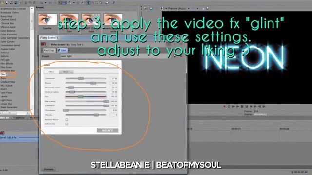 Neon Lights text effect tutorial (sony vegas) смотреть онлайн