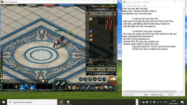 Hoa Sơn phái: cách thêm map, NPC và chuỗi nhiệm vụ phái [JX 8.0] смотреть онлайн