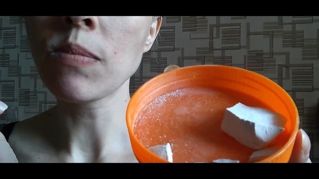 мел хруст мугбанг мелоежка ASMR глина мел в глине