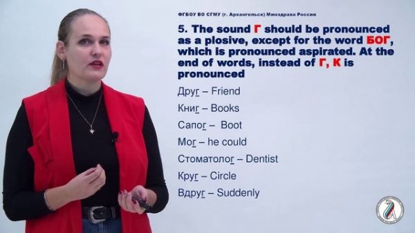 Pronunciation rules. Part 1