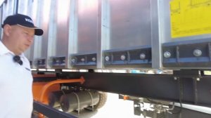 Полуприцеп Koblik TM 340, с толкающим передним бортом.