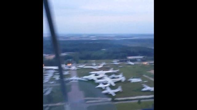 Проход над музеем ВВС в Монино смотреть онлайн
