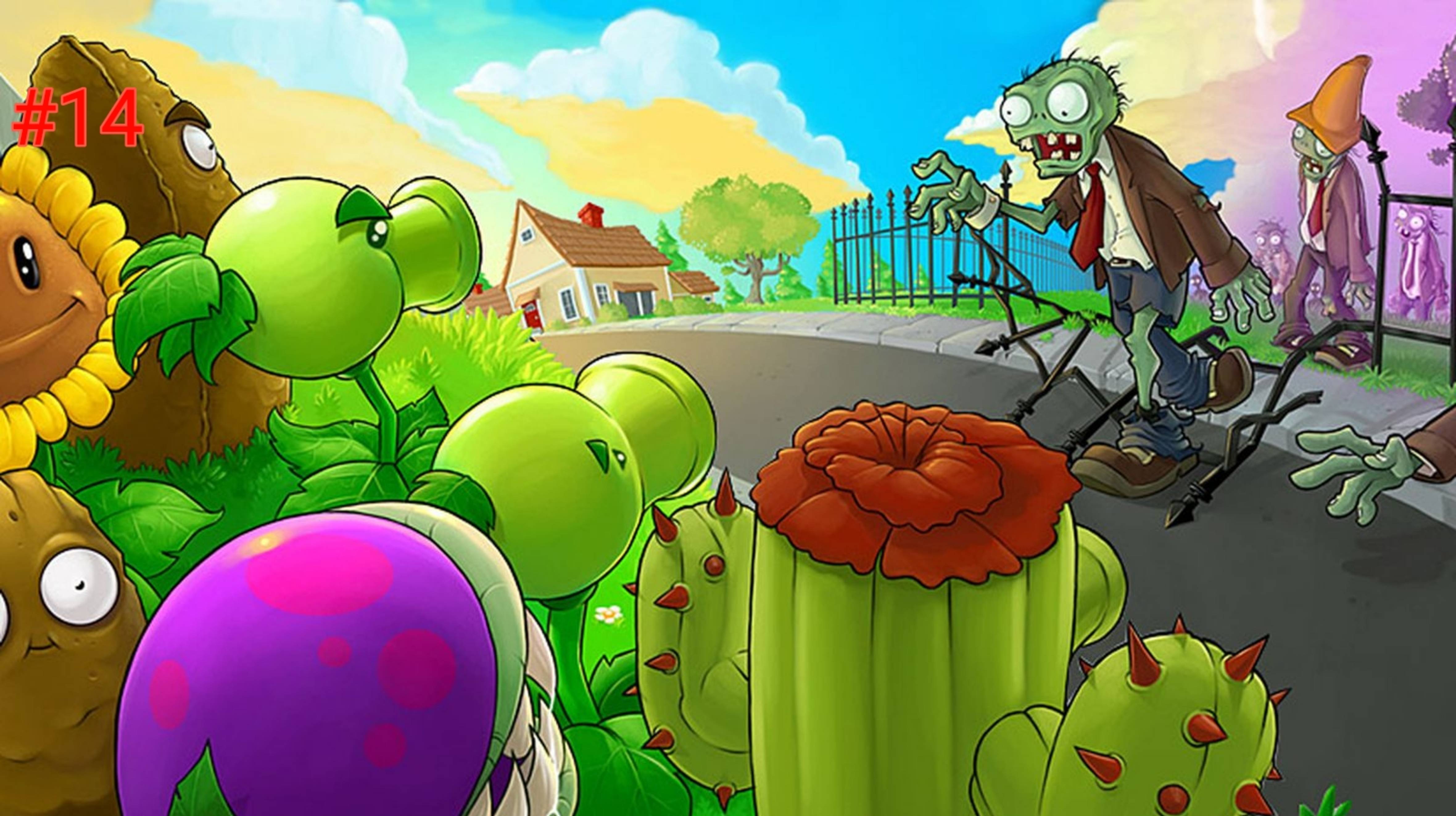 Выполняю последние два достижения в Plants Vs. Zombies #14