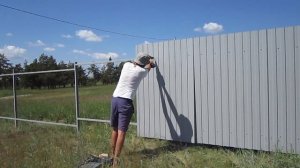 Забор из профлиста