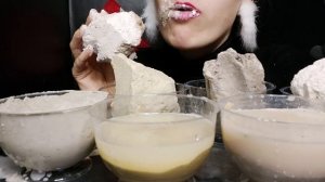 АСМР ~  Летний десерт в разных пастах  ASMR ~  Summer dessert in different pastes