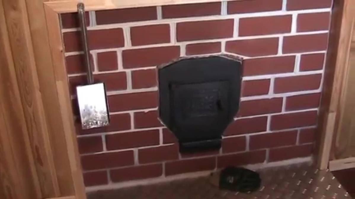 Печь в бане, с топкой в предбанник смотреть онлайн