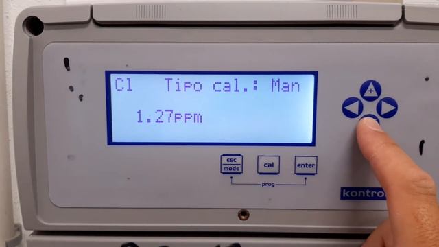 Calibrar Cloro Analizador Kontrol 800