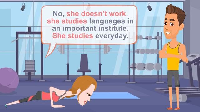 11 Present Simple (Working out at the gym)