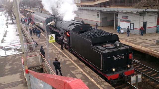 паровоз Л-2331 с тендером от паровоза Л-2344 смотреть онлайн